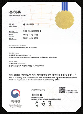 ONESOFTDIGM, Certification, Certificate of Patent